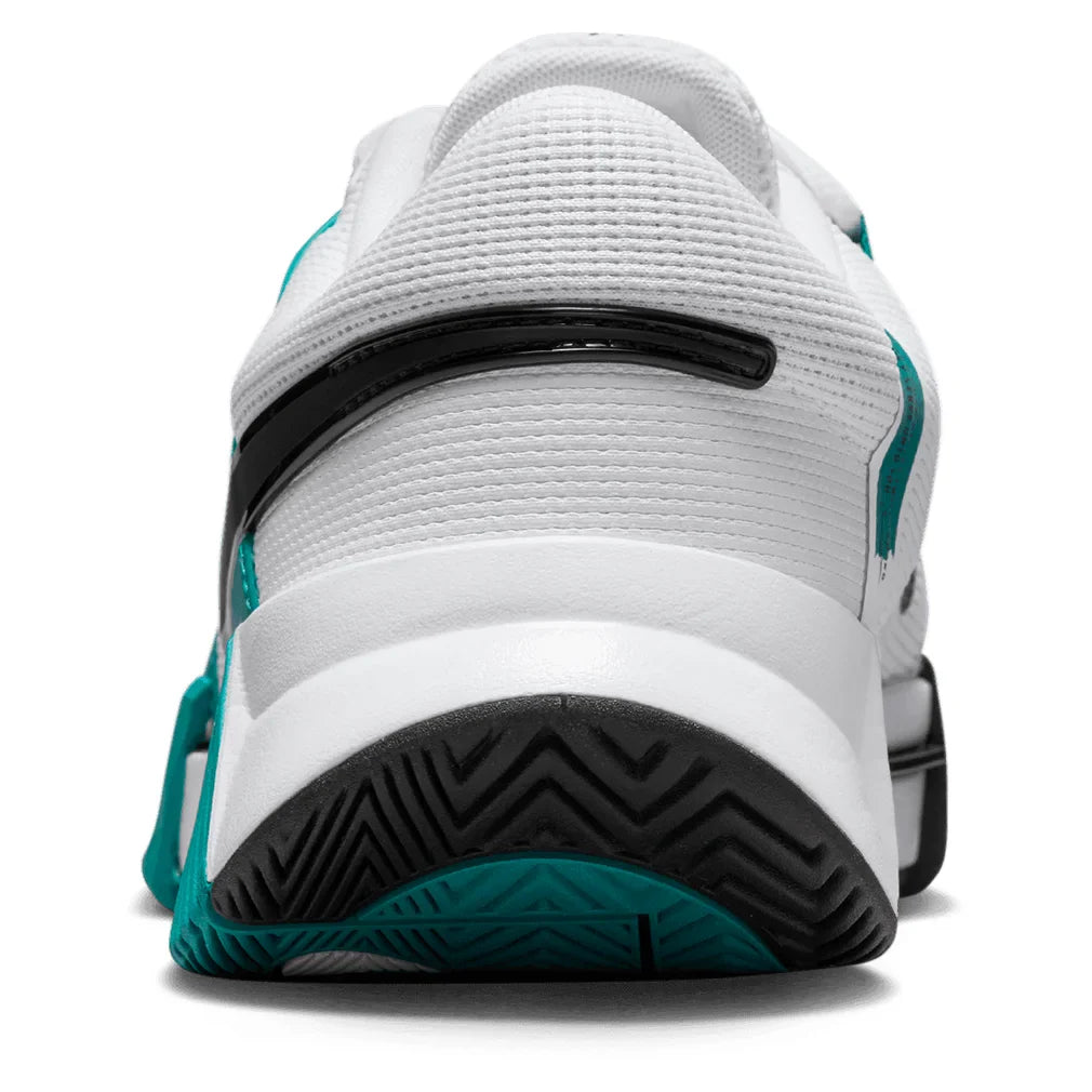 Men`s Zoom GP Challenge 1 Tennis Shoes White and Black Footwear Nike