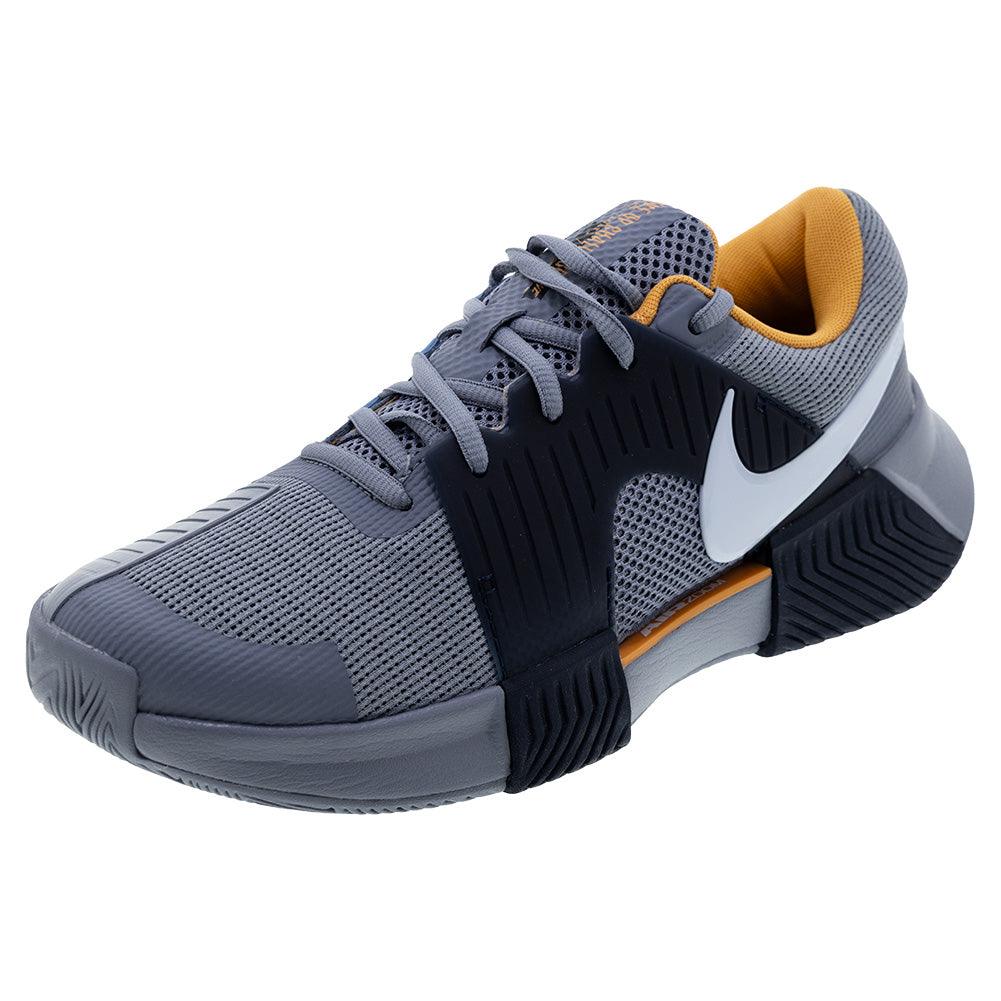 Men`s Zoom GP Challenge 1 Tennis Shoes Ashen Slate and Obsidian Footwear Nike