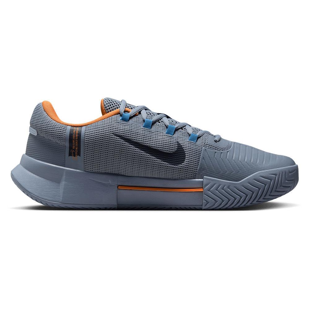 Men`s Zoom GP Challenge 1 Tennis Shoes Ashen Slate and Obsidian Footwear Nike