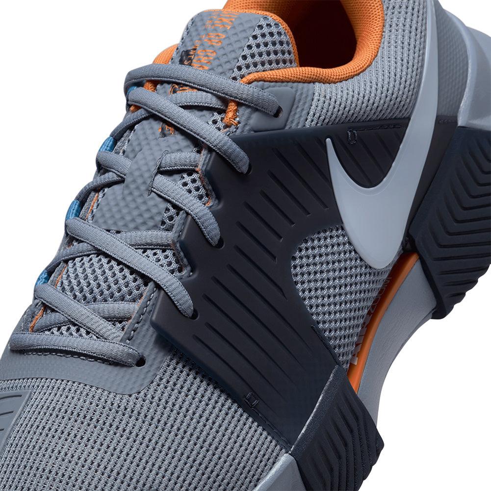 Men`s Zoom GP Challenge 1 Tennis Shoes Ashen Slate and Obsidian Footwear Nike