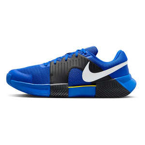 Men`s Zoom GP Challenge 1 Tennis Shoes Racer Blue and White Footwear Nike