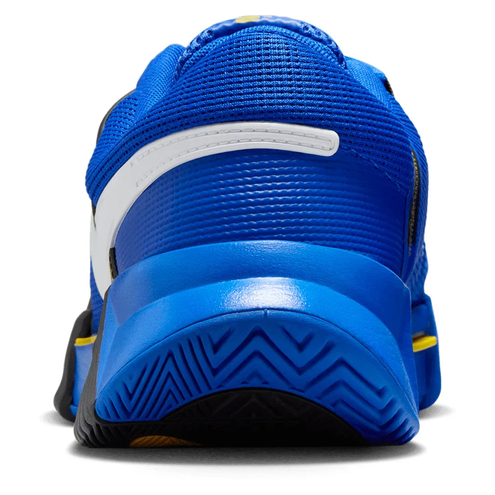 Men`s Zoom GP Challenge 1 Tennis Shoes Racer Blue and White Footwear Nike