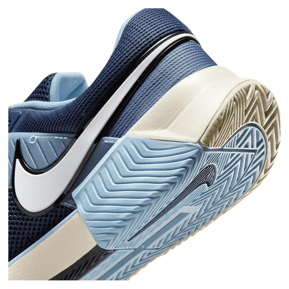Men's Zoom GP Challenge 1 Tennis Shoes Midnight Navy and White Footwear Nike