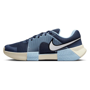 Men's Zoom GP Challenge 1 Tennis Shoes Midnight Navy and White Footwear Nike