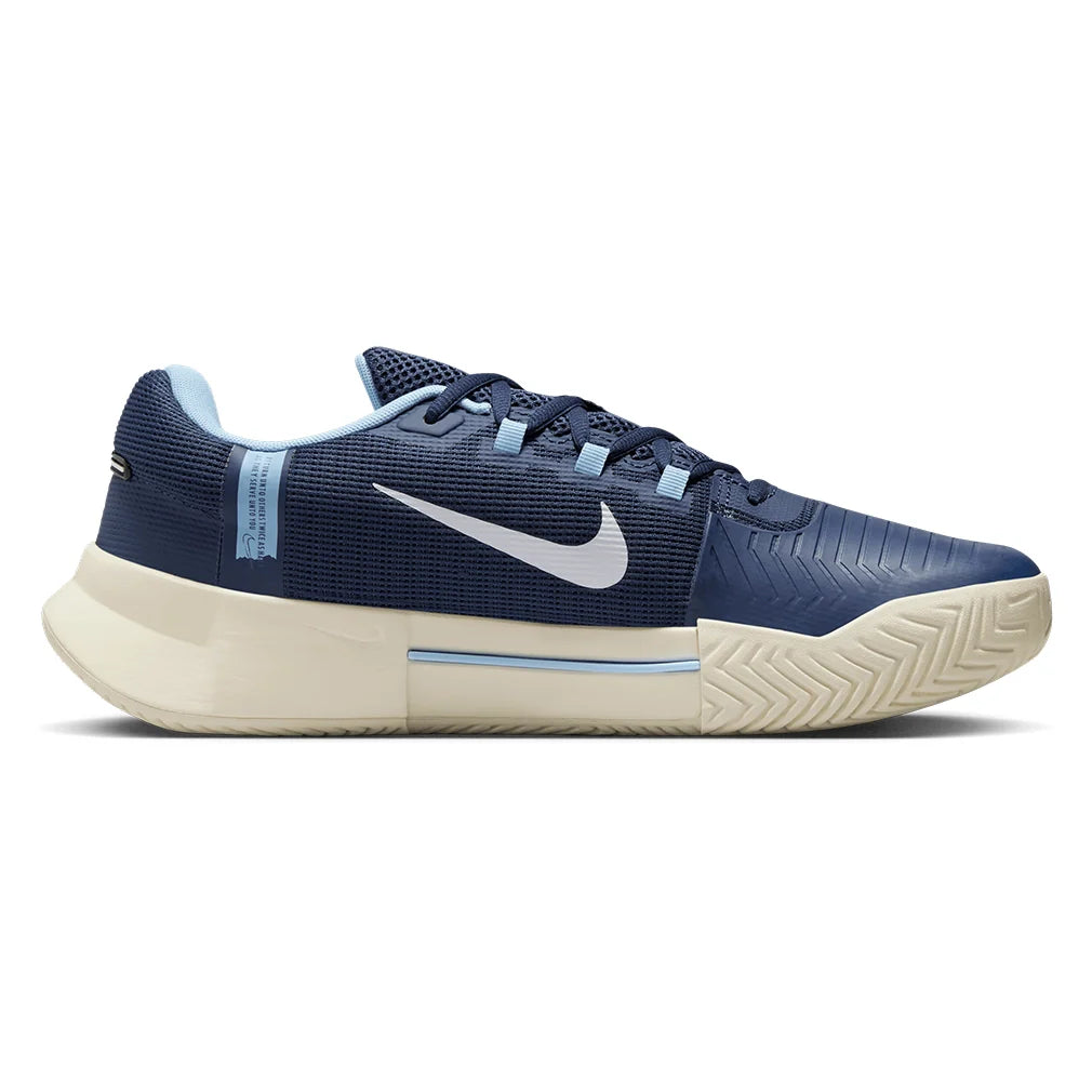 Men's Zoom GP Challenge 1 Tennis Shoes Midnight Navy and White Footwear Nike