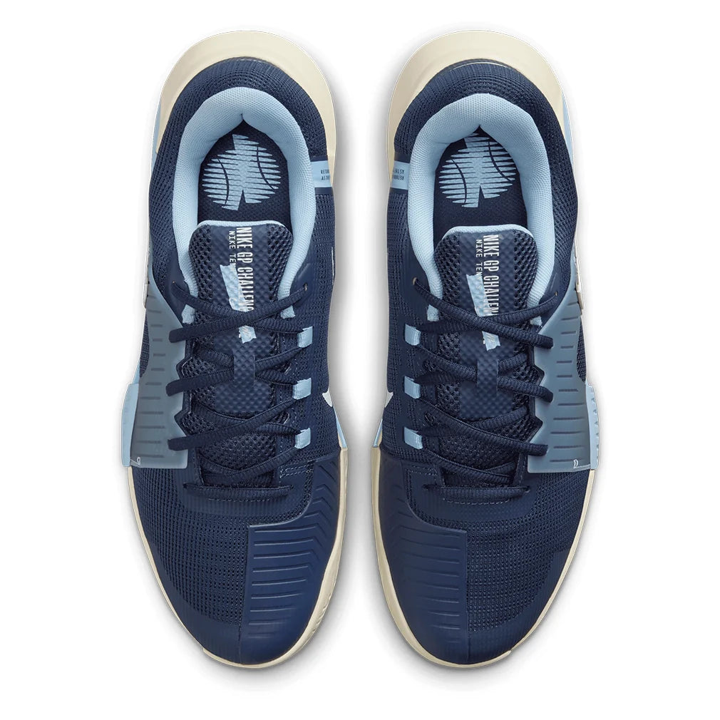Men's Zoom GP Challenge 1 Tennis Shoes Midnight Navy and White Footwear Nike