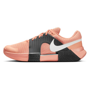 Men`s Zoom GP Challenge 1 Tennis Shoes Apricot Agate and White Footwear Nike
