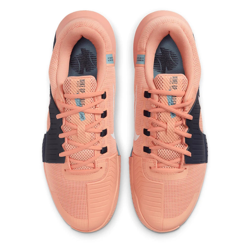 Men`s Zoom GP Challenge 1 Tennis Shoes Apricot Agate and White Footwear Nike