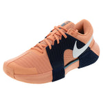 Men`s Zoom GP Challenge 1 Tennis Shoes Apricot Agate and White Footwear Nike