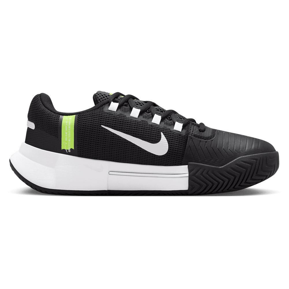 Women's Zoom GP Challenge 1 Tennis Shoes Black and White Footwear Nike