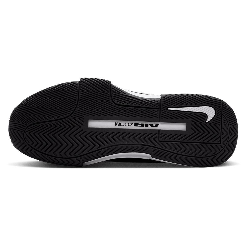 Women's Zoom GP Challenge 1 Tennis Shoes Black and White Footwear Nike