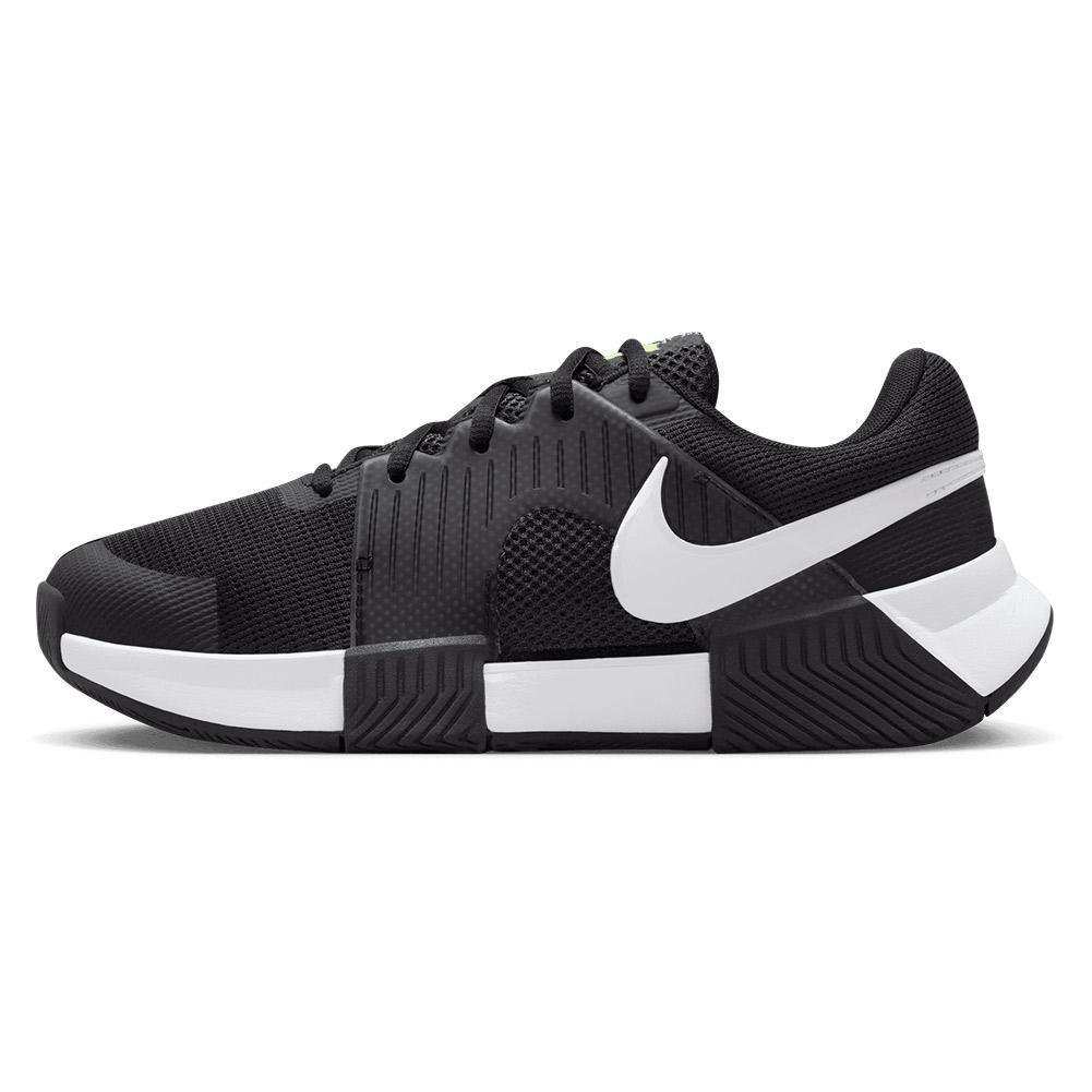 Women's Zoom GP Challenge 1 Tennis Shoes Black and White Footwear Nike