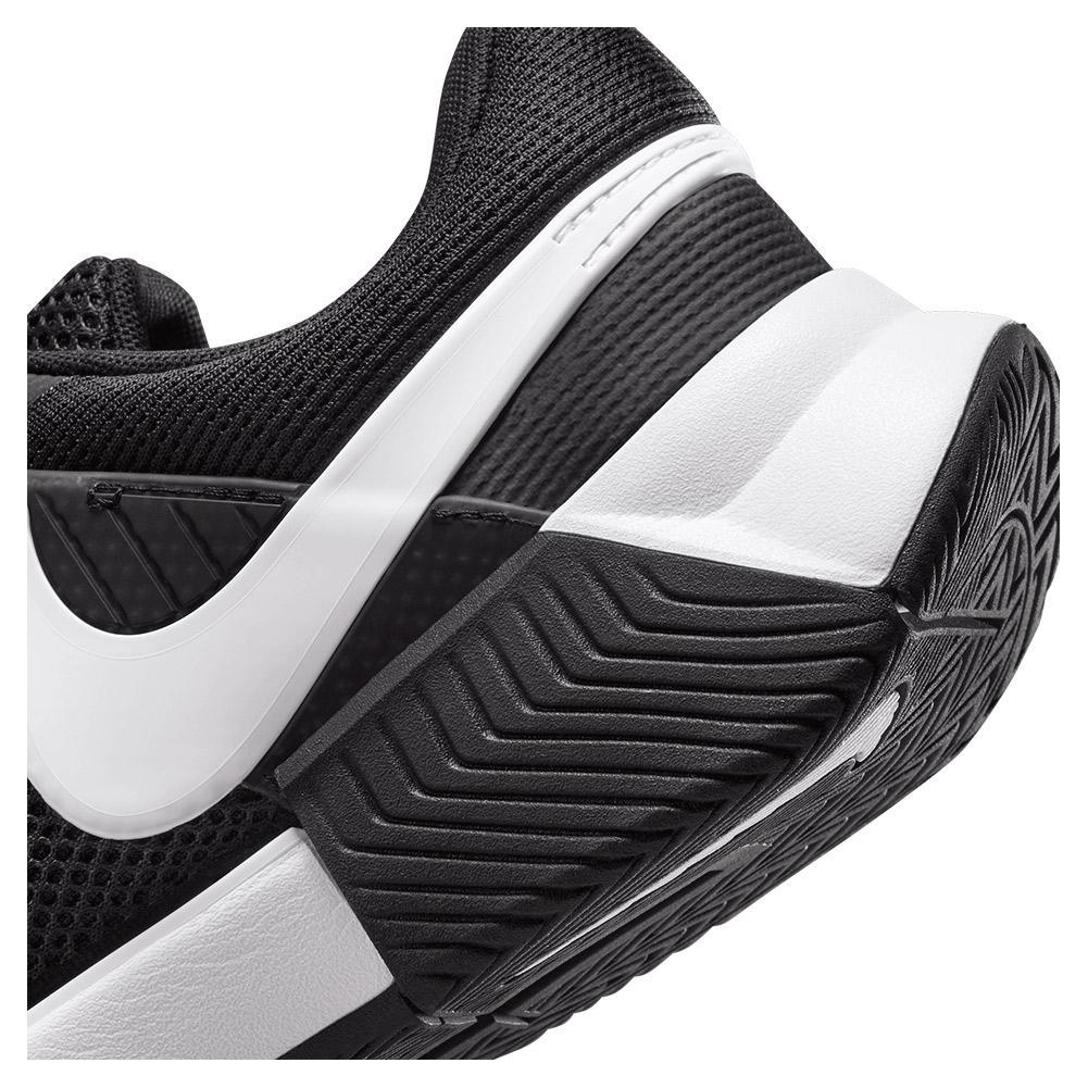 Women's Zoom GP Challenge 1 Tennis Shoes Black and White Footwear Nike