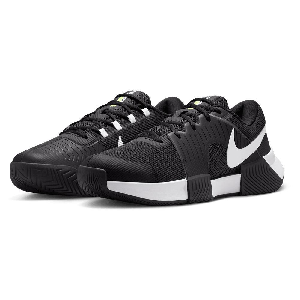 Women's Zoom GP Challenge 1 Tennis Shoes Black and White Footwear Nike