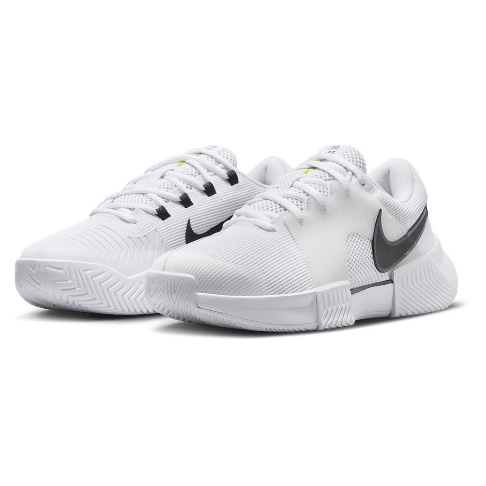 Women's Zoom GP Challenge 1 Tennis Shoes White and Black Footwear Nike