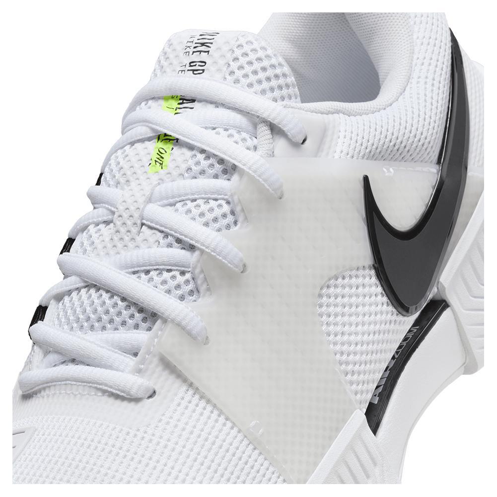 Women's Zoom GP Challenge 1 Tennis Shoes White and Black Footwear Nike