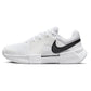 Women's Zoom GP Challenge 1 Tennis Shoes White and Black Footwear Nike
