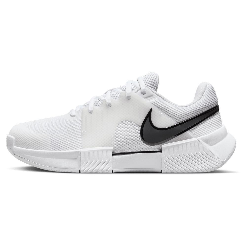 Women's Zoom GP Challenge 1 Tennis Shoes White and Black Footwear Nike
