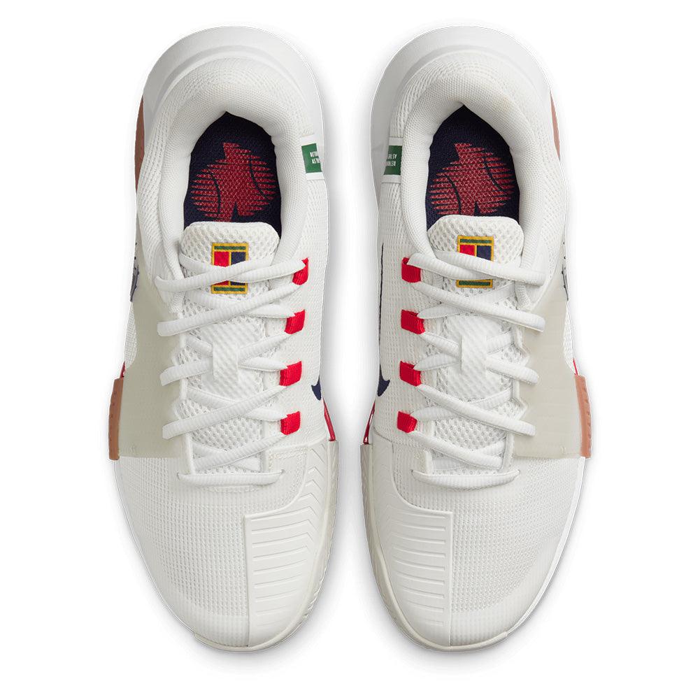 Women`s Zoom GP Challenge 1 Tennis Shoes Summit White and Binary Blue Footwear Nike