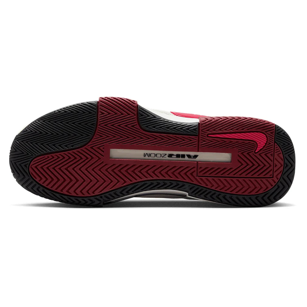 Women`s Zoom GP Challenge 1 Tennis Shoes Pale Ivory and Rush Pink Footwear Nike