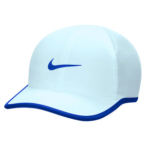 Juniors' Dri-FIT Club Featherlight Tennis Cap Glacier Blue and Deep Night Apparel Nike