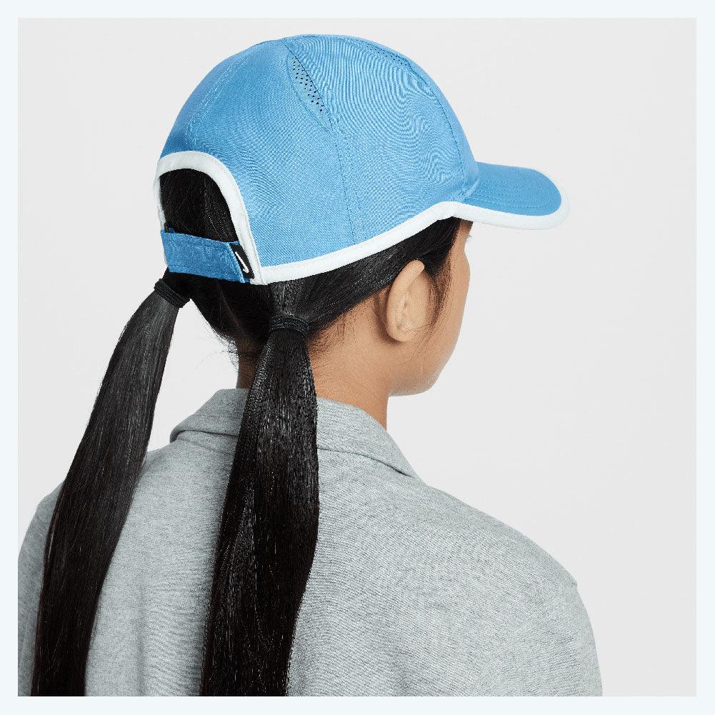 Juniors` Dri-Fit Club Tennis Cap Blue Beyond and White Apparel Nike