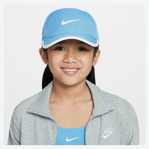 Juniors` Dri-Fit Club Tennis Cap Blue Beyond and White Apparel Nike