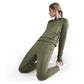 Women's Therma-FIT One High-Waisted 7/8 Joggers Medium Olive and White Apparel Nike