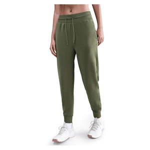 Women's Therma-FIT One High-Waisted 7/8 Joggers Medium Olive and White Apparel Nike