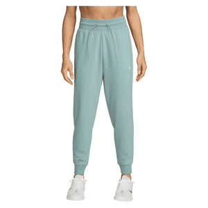 Women`s One Dri-FIT High-Waisted 7/8 French Terry Joggers Cannon and White Apparel Nike