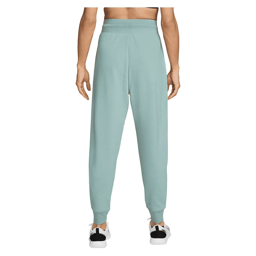 Women`s One Dri-FIT High-Waisted 7/8 French Terry Joggers Cannon and White Apparel Nike