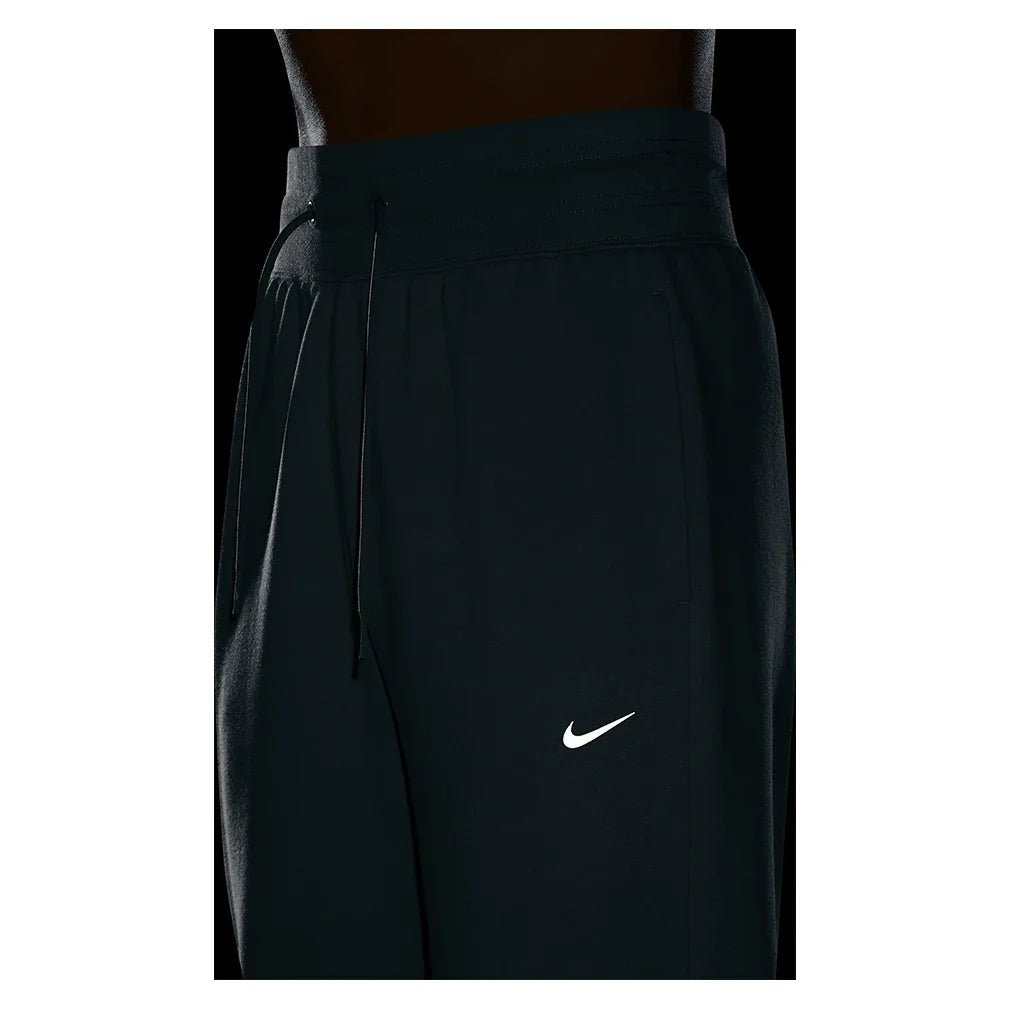 Women`s One Dri-FIT High-Waisted 7/8 French Terry Joggers Cannon and White Apparel Nike