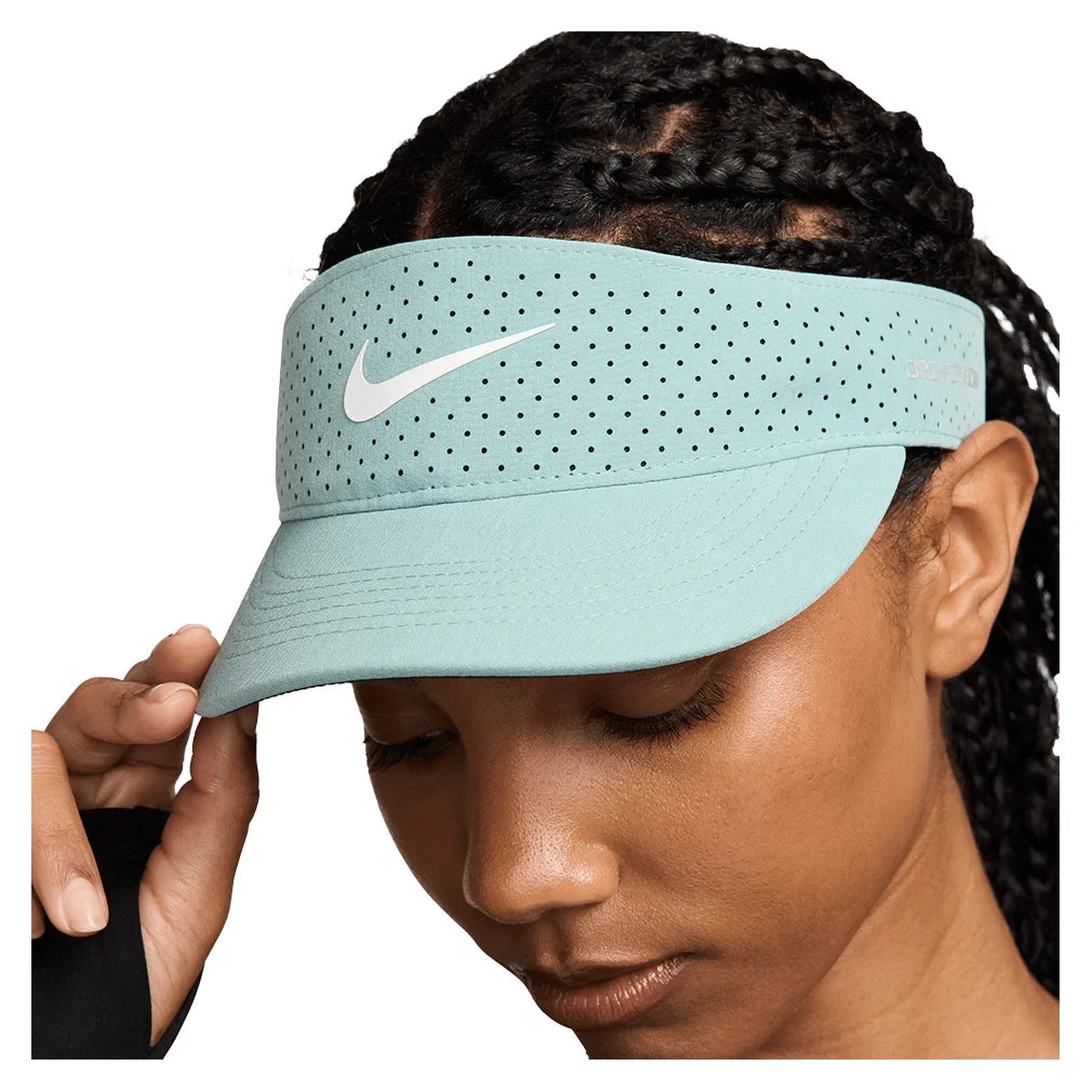 Unisex Dri-FIT Advantage Ace Tennis Visor Cannon and White Apparel Nike