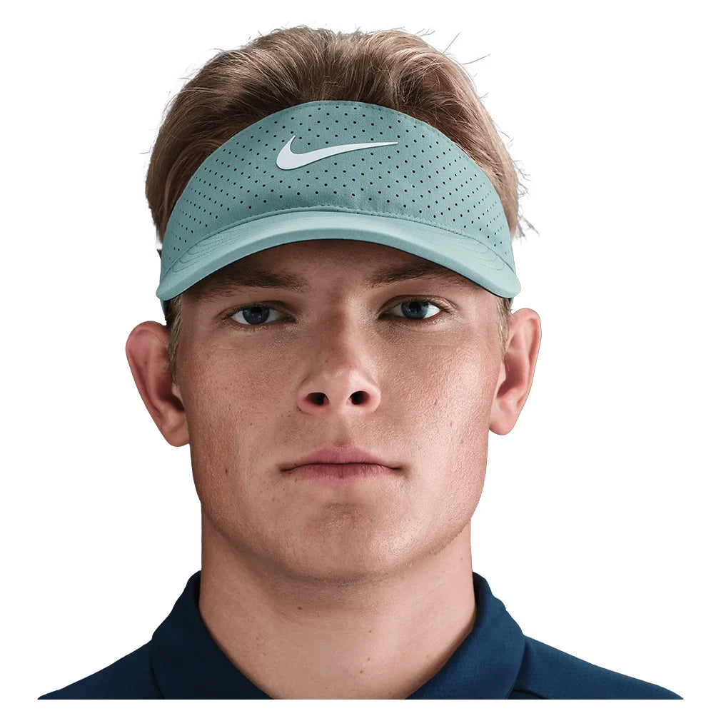 Unisex Dri-FIT Advantage Ace Tennis Visor Cannon and White Apparel Nike
