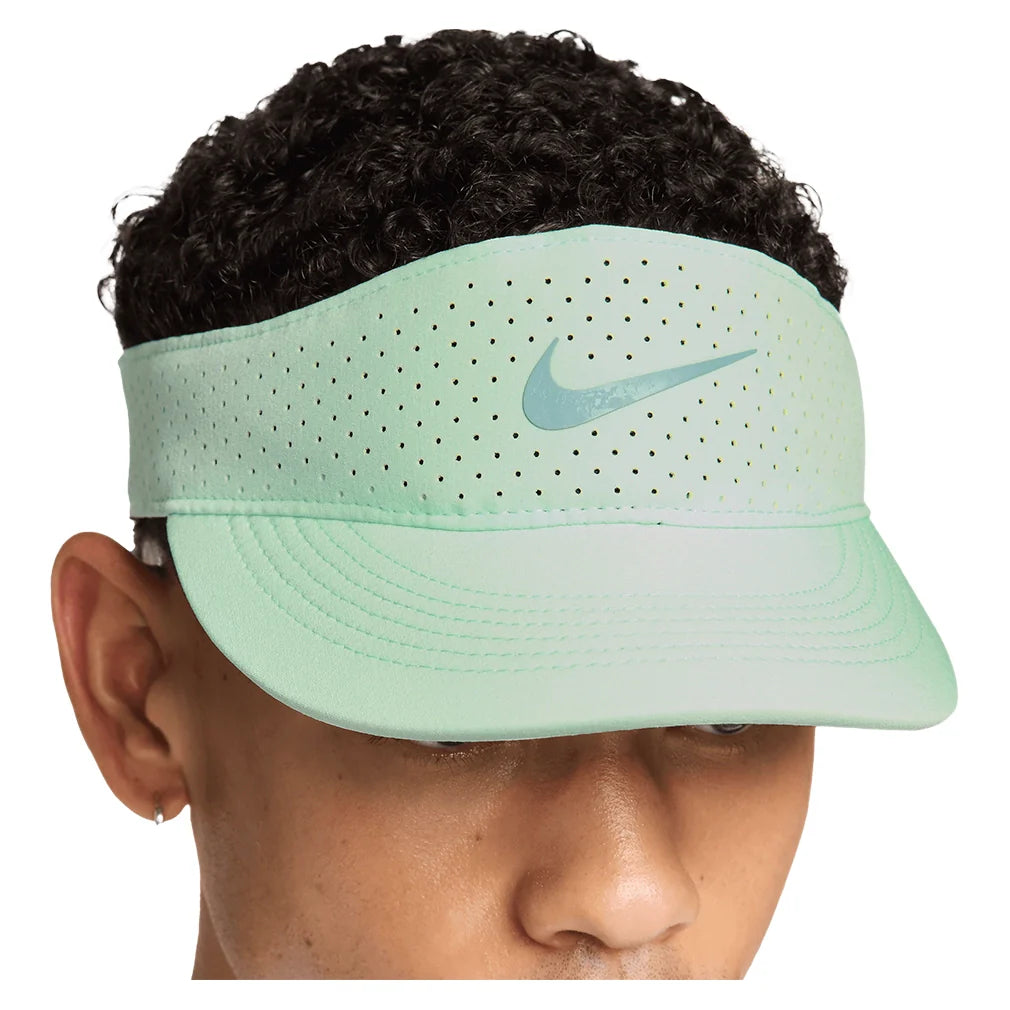 Unisex Dri-FIT ADV Ace Tennis Visor Mint Foam and Anthracite Apparel Nike