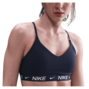 Women's Dri-FIT Indy Light Support Sports Bra Midnight Navy Apparel Nike