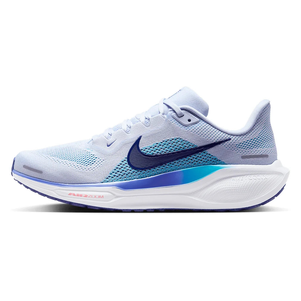 Men`s Pegasus 41 Running Shoes Ghost and Blue Void Footwear Nike
