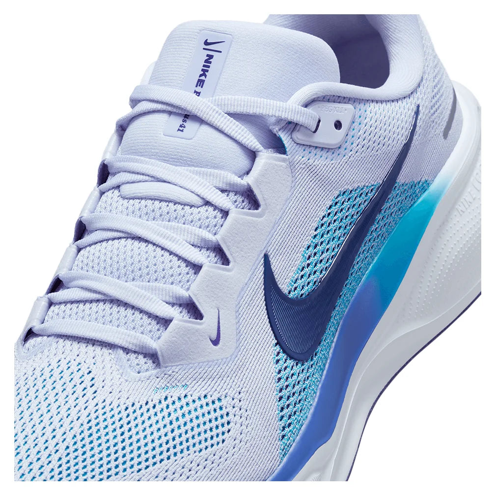 Men`s Pegasus 41 Running Shoes Ghost and Blue Void Footwear Nike