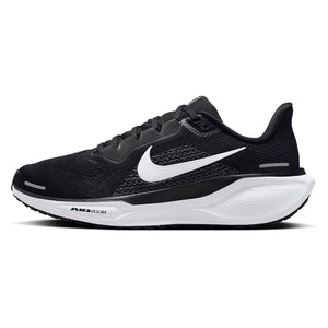 Women`s Pegasus 41 Running Shoes Black and White Footwear Nike