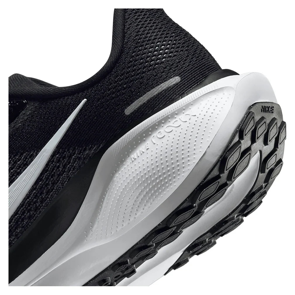 Women`s Pegasus 41 Running Shoes Black and White Footwear Nike