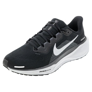 Women`s Pegasus 41 Running Shoes Black and White Footwear Nike