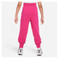 Girl's Club Fleece High-Waisted Fitten Pants Apparel Nike