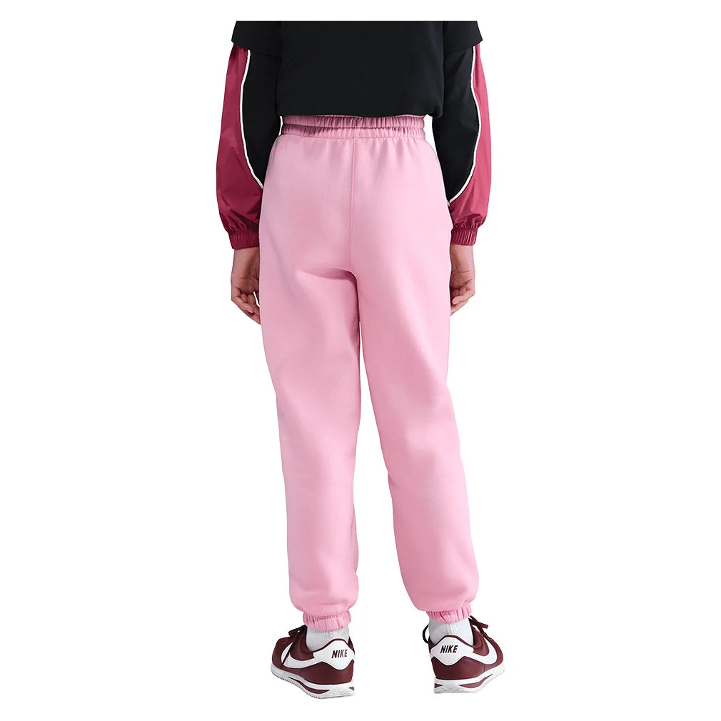 Girls' Sportswear Club Fleece Loose Pants Med Soft Pink Apparel Nike