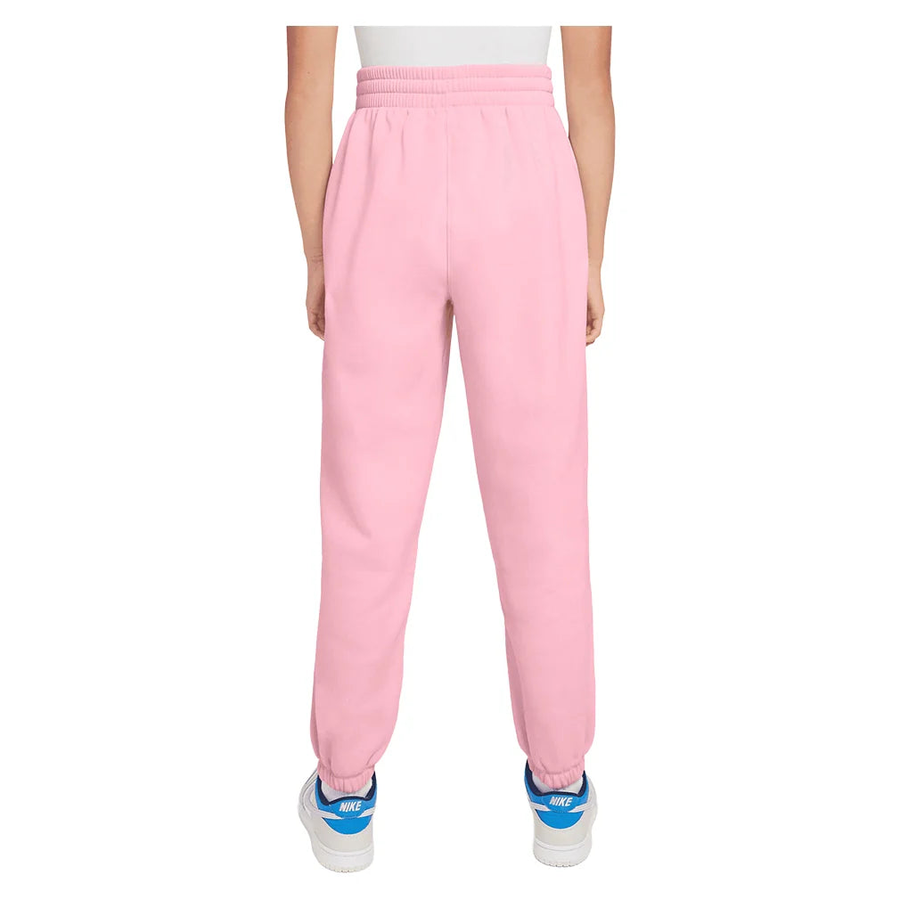 Girls' Sportswear Club Fleece Loose Pants Med Soft Pink Apparel Nike