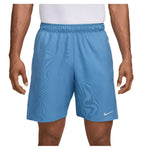 Men`s Dri-FIT Victory 9 Inch Tennis Short Blue Beyond and White Apparel Nike