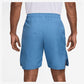 Men`s Dri-FIT Victory 9 Inch Tennis Short Blue Beyond and White Apparel Nike
