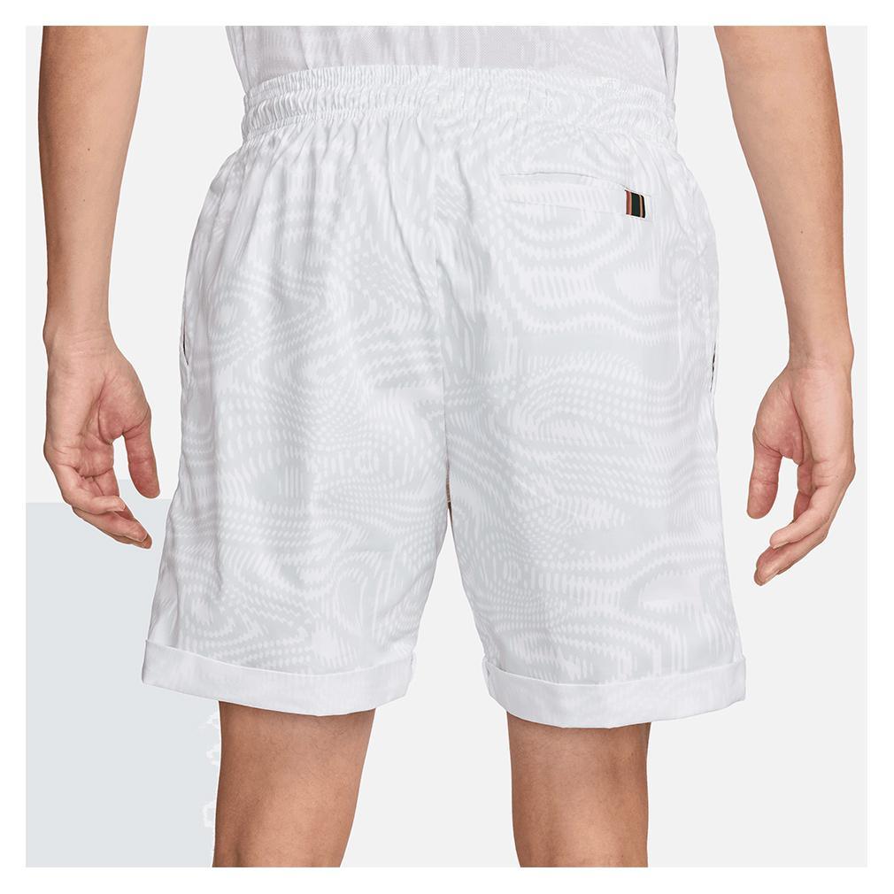 Men's Dri-Fit Heritage 6 Inch Tennis Short White Apparel Nike
