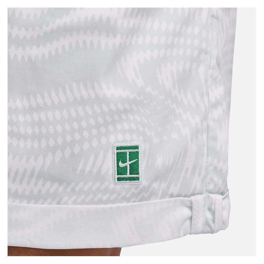 Men's Dri-Fit Heritage 6 Inch Tennis Short White Apparel Nike