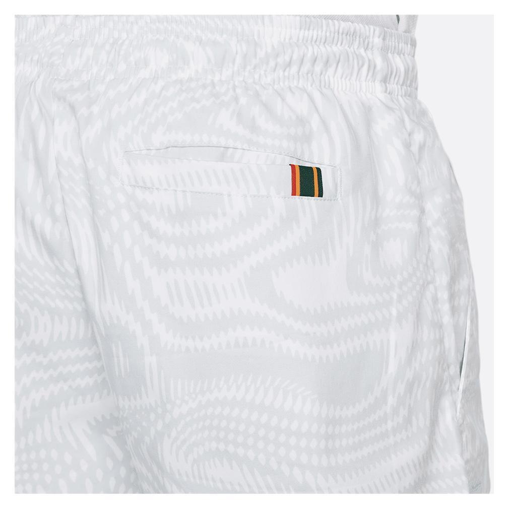 Men's Dri-Fit Heritage 6 Inch Tennis Short White Apparel Nike
