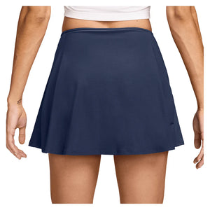 Women`s Dri-FIT Victory Flouncy 13 Inch Tennis Skort Midnight Navy and White Apparel Nike